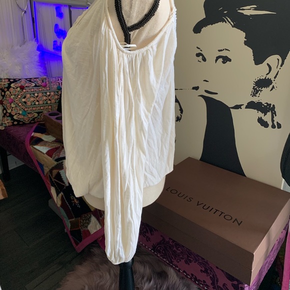 Free people off shoulder boho gypsy top size M - Picture 3 of 6